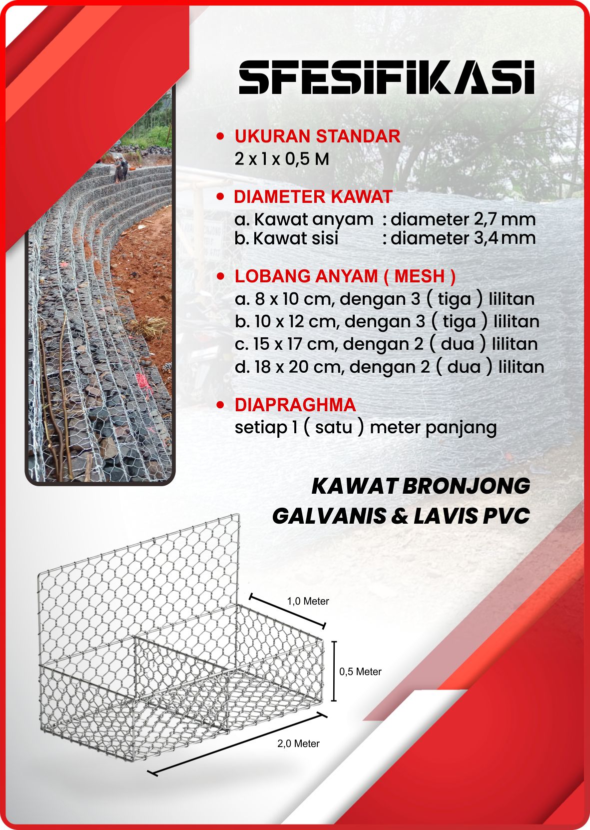 Spesifikasi Produk